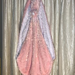 Pink Faux Fur Dog Sling